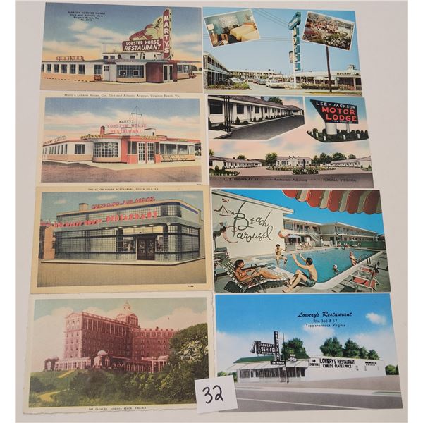 Virginia Roadside Postcards Approx. 65