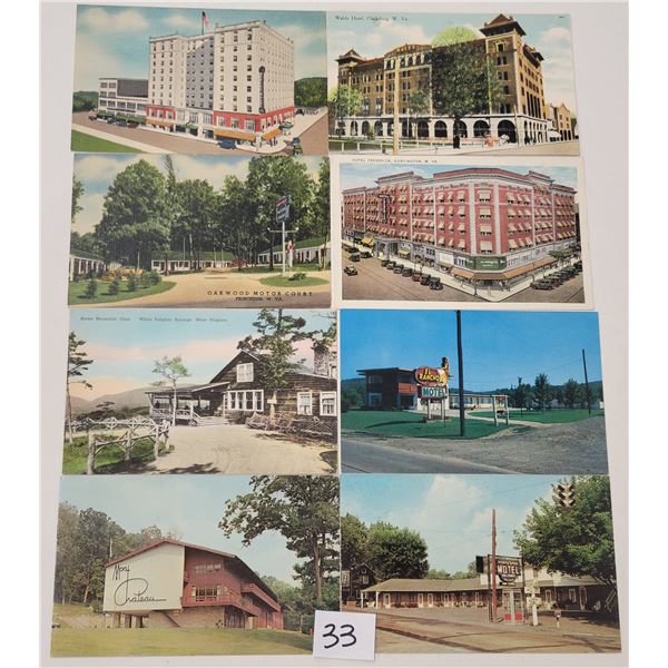 West Virginia Roadside Postcards 65+
