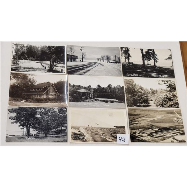 Real Photo Michigan Postcards 31