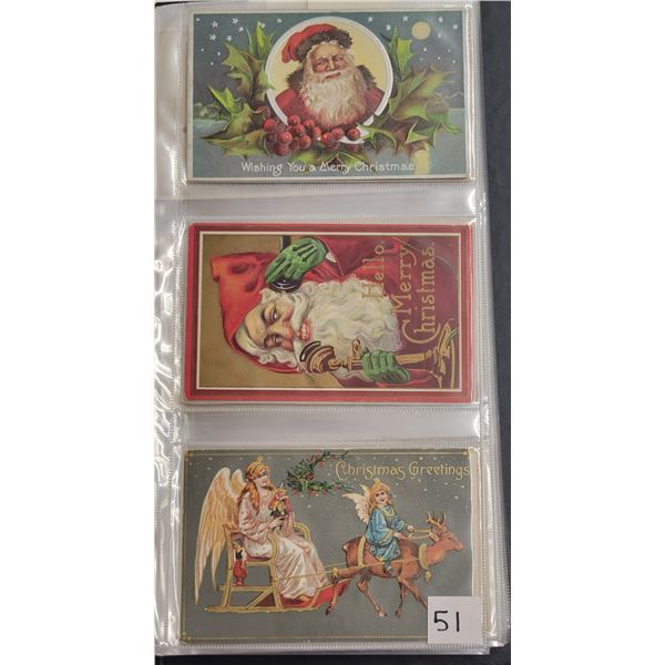 Christmas Holiday Greeting Album Approx. 145 Postcards