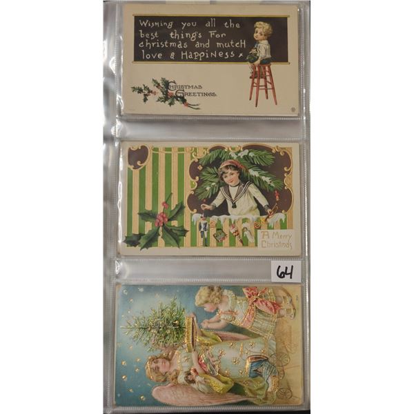 Christmas Holiday Greeting Album Approx. 180 Postcards