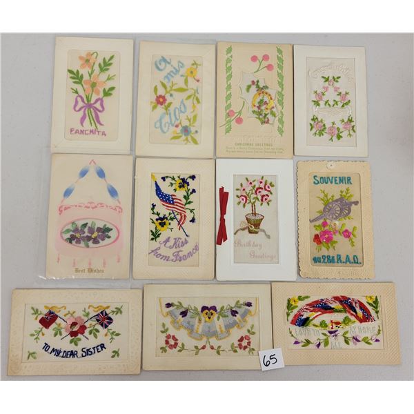 Novelty - Woven in Silk Postcards 38