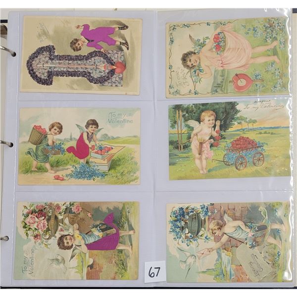 Valentine's Day Holiday Greeting Album Approx. 120 Postcards