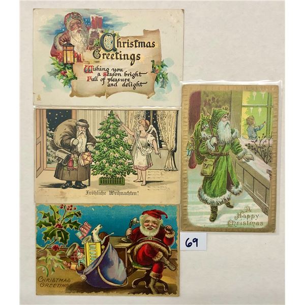 Santa Claus Christmas Holiday Greeting Postcards 26