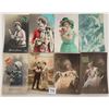 Image 1 : Tinted Real Photo Children & Ladies Postcards 95+