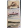 Image 3 : Transportation - Ocean Liners, Ships Approx. 175 Postcards Album