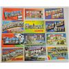 Image 2 : Large Letter Linen Postcards 110+