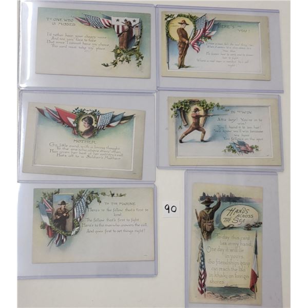 Soldier Messages on Greeting Postcards 10