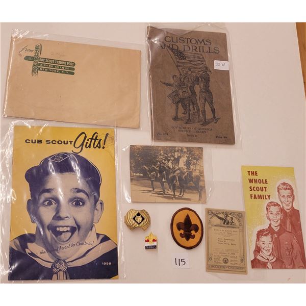 Boy Scout Related Material Approx. 14 Pieces