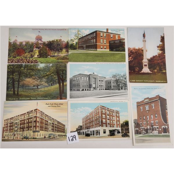 Illinois Sorted Postcards Approx. 230