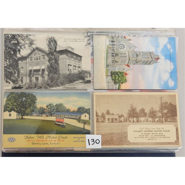 Kentucky Postcard Album Approx. 130