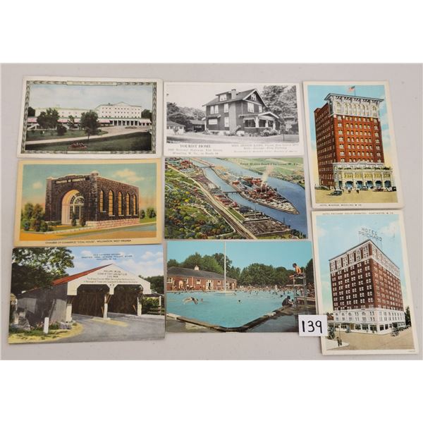 West Virginia Sorted Postcards Approx. 250