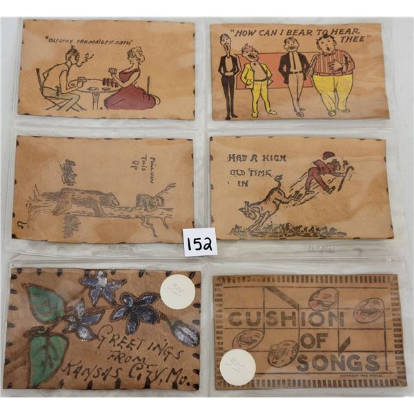 Novelty - Leather Postcard Album 45+