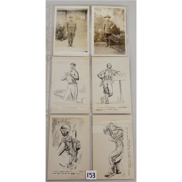 Military Postcard Album 40+