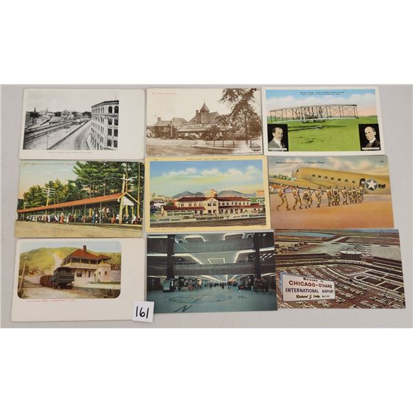 Box of Sorted Transportation Postcards Approx. 470
