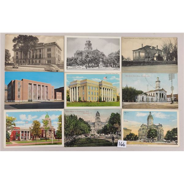 Ohio Court House Postcards 45+