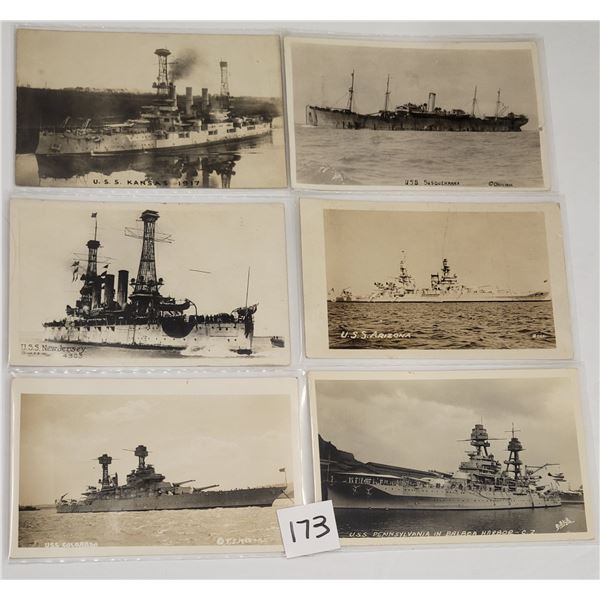 Real Photo Navy Ship Postcards 30