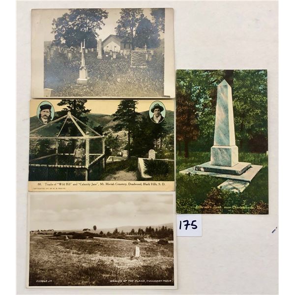 Cemetery Postcards Approx. 85