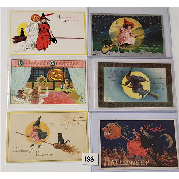 Halloween Holiday Greeting Postcards 18