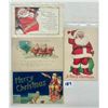 Image 1 : Santa Claus Christmas Holiday Greeting Postcards Approx. 40