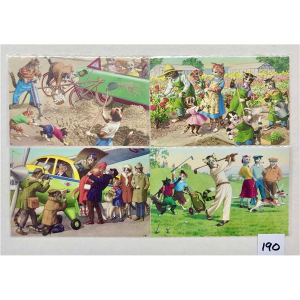 Mainzer Cat Postcards 40+