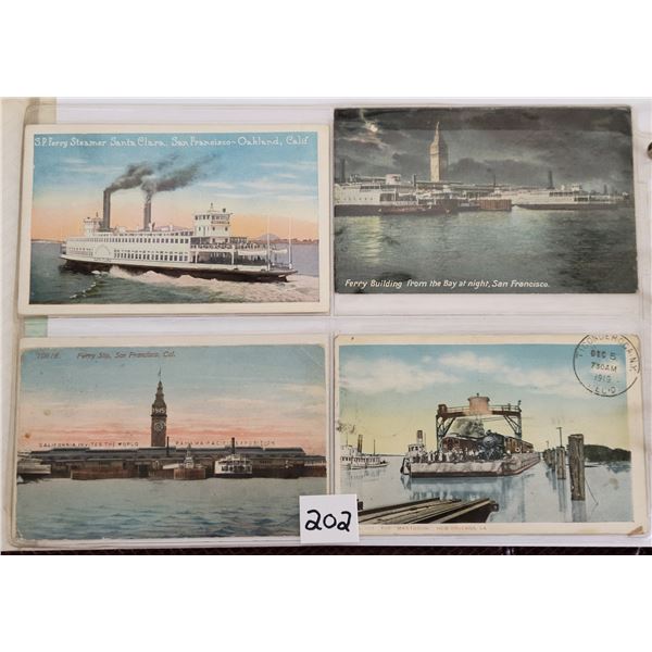 Transportation - West Coast Train Railroad Postcard Album Approx. 180