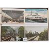 Image 2 : Transportation - West Coast Train Railroad Postcard Album Approx. 180