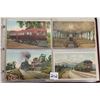 Image 8 : Transportation - West Coast Train Railroad Postcard Album Approx. 180