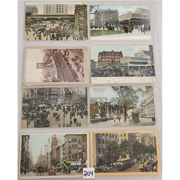 New York City Transportation Album 100+ Postcards