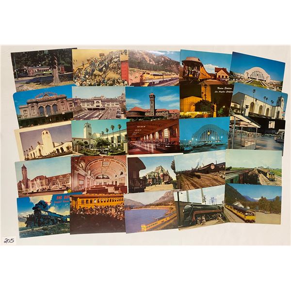 Transportation - Train Railroad Postcards Approx. 475