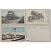 Image 7 : Railroad Train Depot Postcard Album B & O 45+ Postcards