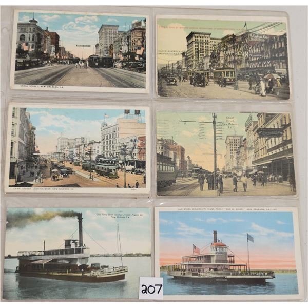 New Orleans, Louisiana Transportation Postcards 20