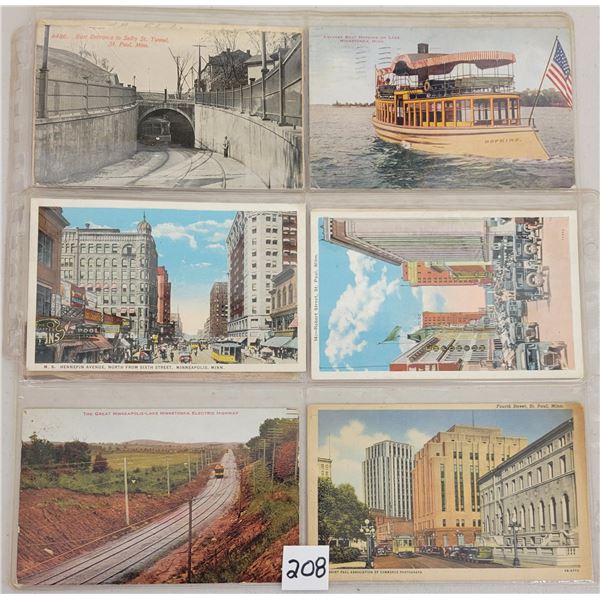 Minnesota Trolley Postcards 32
