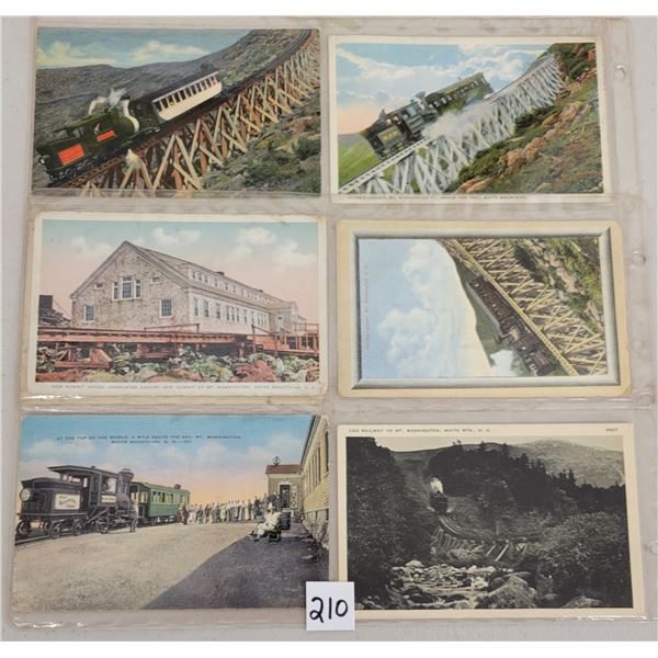 White Mountains, New Hampshire Train Railroad Postcards Approx. 50