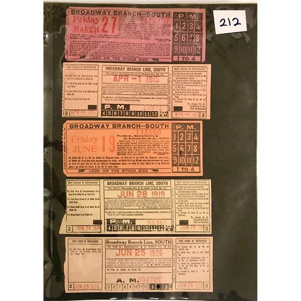 New York Third Ave. NYC Transportation Ephemera 3 Albums