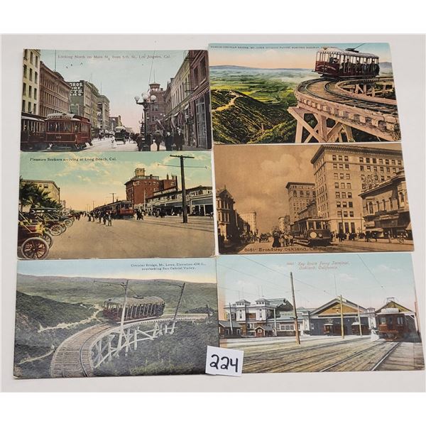Transportation - California Trolley Postcards Approx. 50