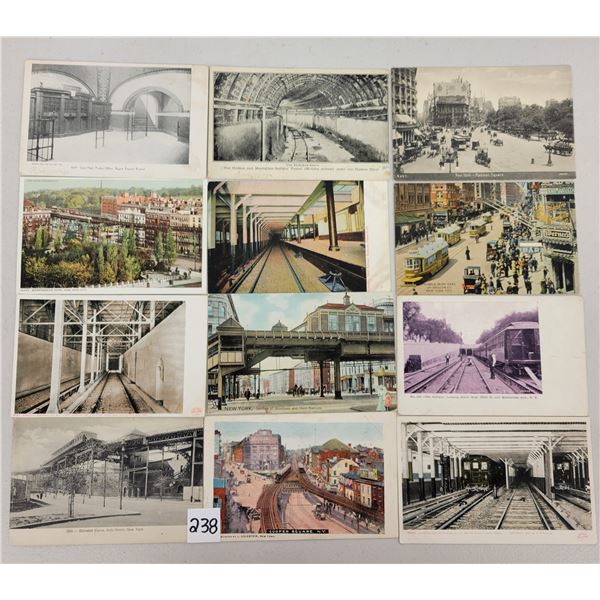 New York City Transportation - Buses, Subway, Trolleys Approx. 140 Postcards