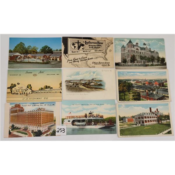Missouri Sorted Postcards Approx. 190