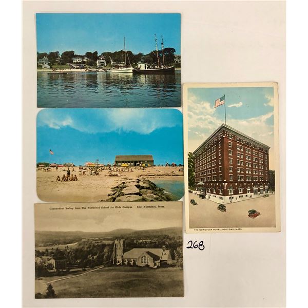 Massachusetts Sorted Postcards Approx. 270