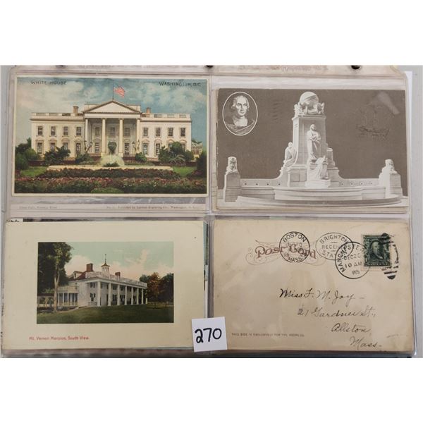 Washington D.C. Postcards Album Approx. 170