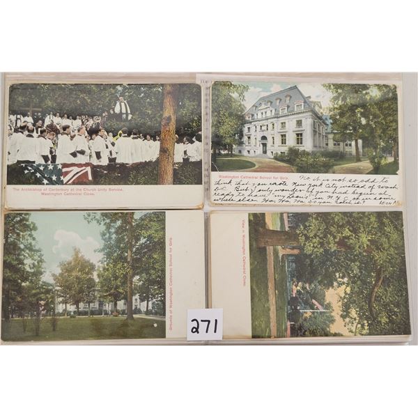 Washington D.C. Cathedral Shrine Album Approx. 160 Postcards