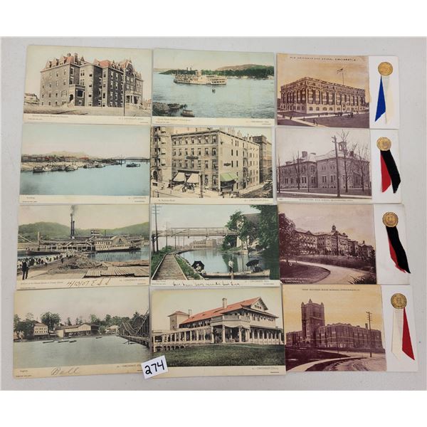 Cincinnati, Ohio Sorted Postcard Box 600+ Postcards
