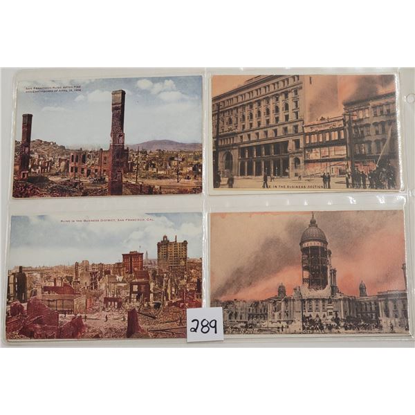 1906 San Francisco, California Fire Postcards Approx. 70
