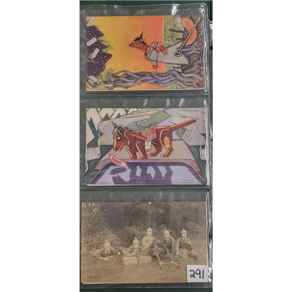 Military Album Approx. 60 Postcards