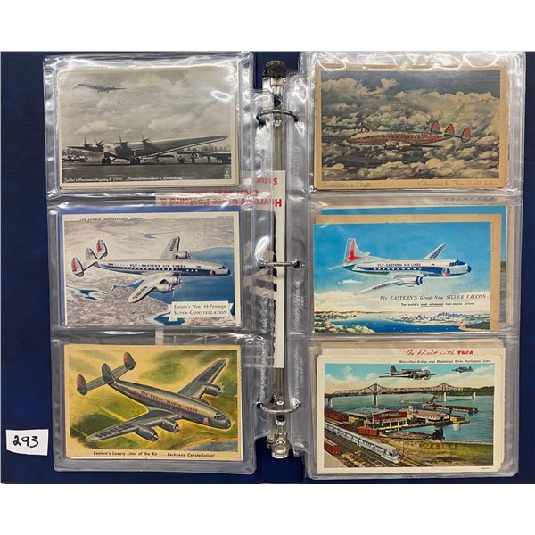 Aviation Album Approx. 55 Postcards