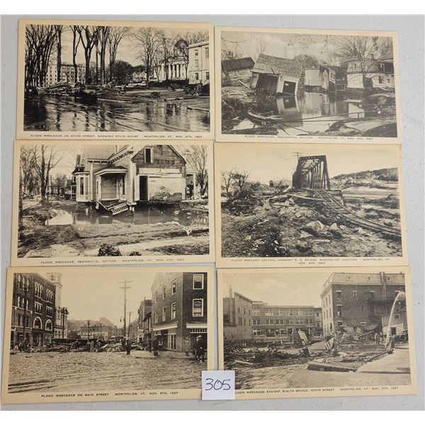 1927 Montpelier, Vermont Disaster Postcards 15