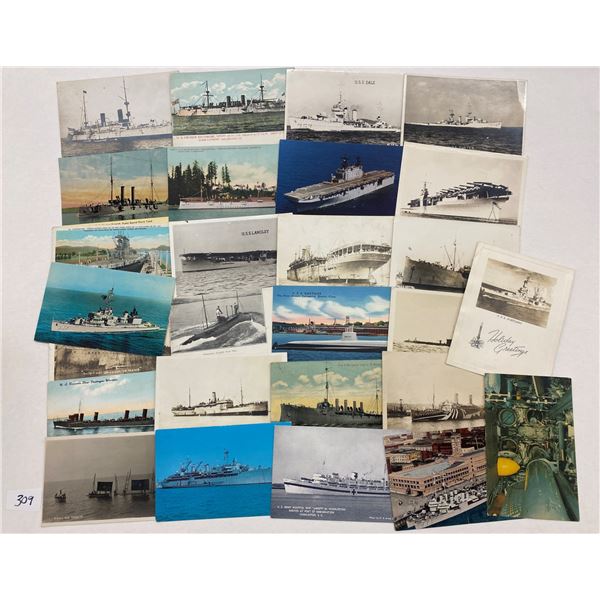 Military Ship Postcards Sorted Approx. 190