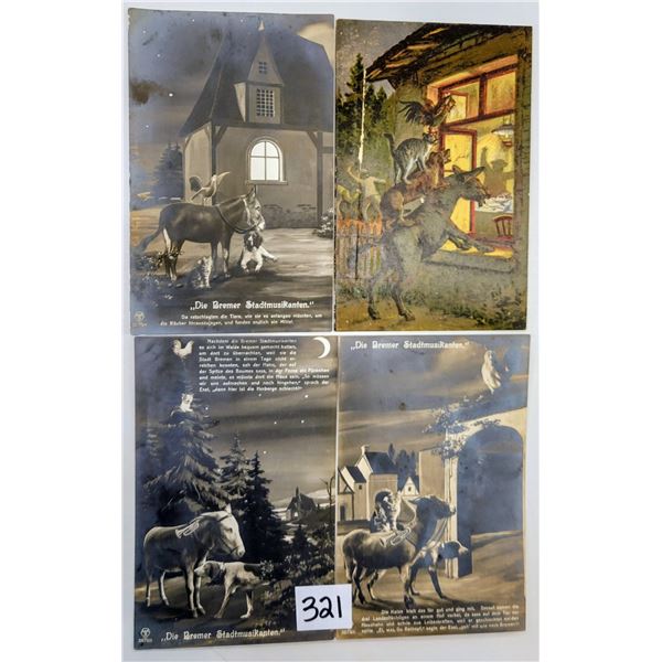 Animals  Comics Fantasy Like? 7 Postcards