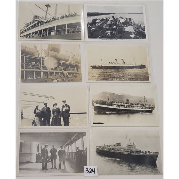 Real Photo Steamer Ship Postcards 19