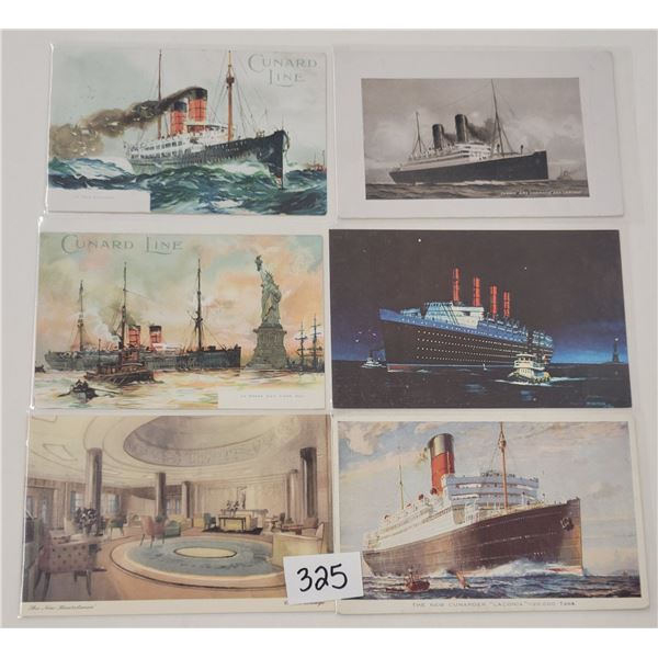 Ships - Cunard Ocean Liner Line Postcards 40+